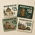 Weekend Bear Club Digital Gift Card
