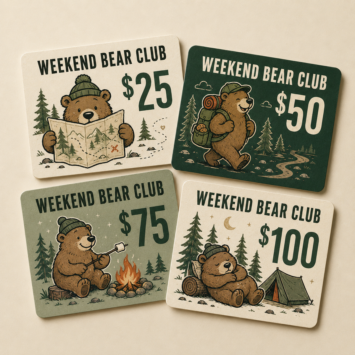 Weekend Bear Club Digital Gift Card